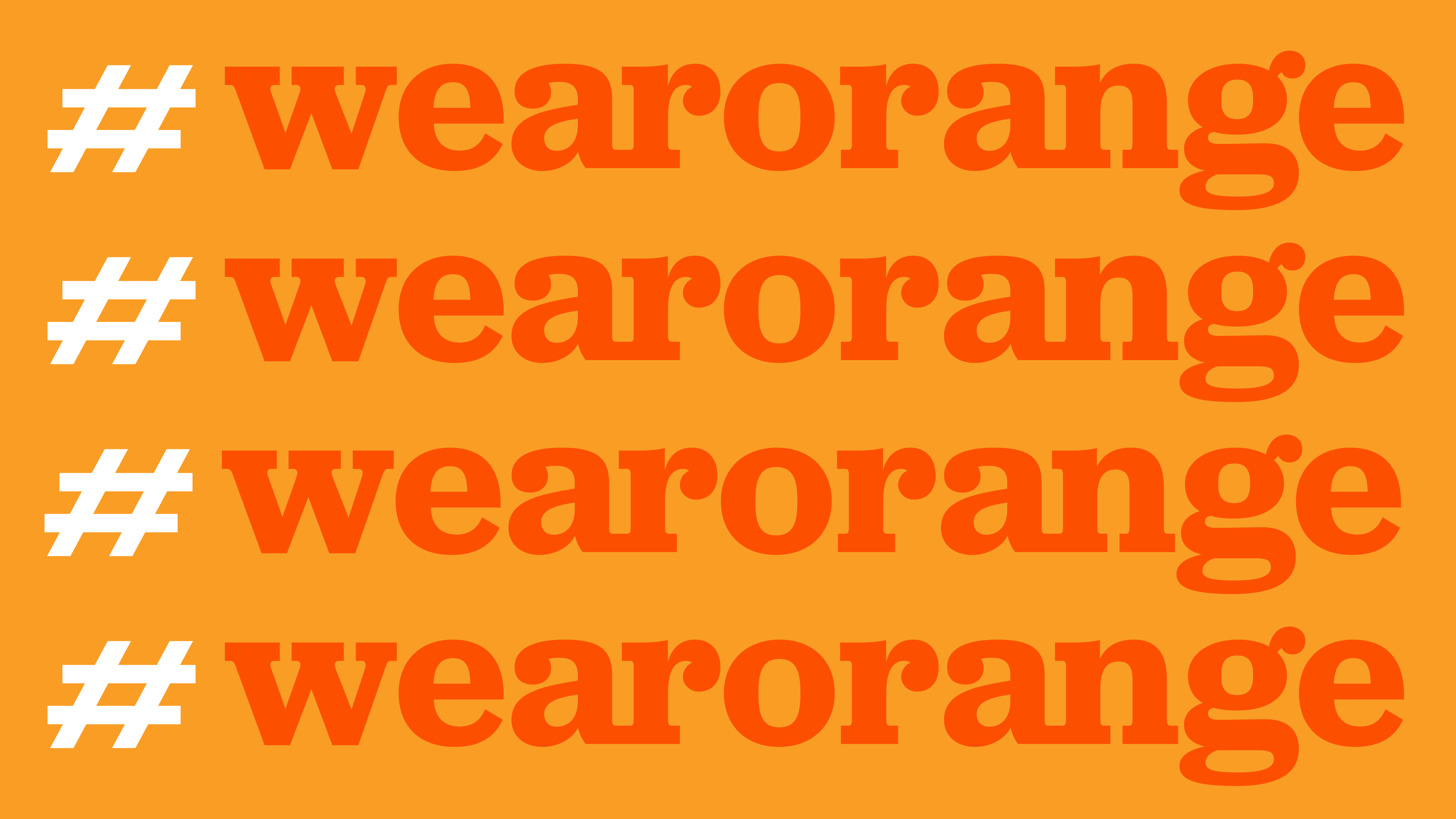 Ways To Participate Wear Orange