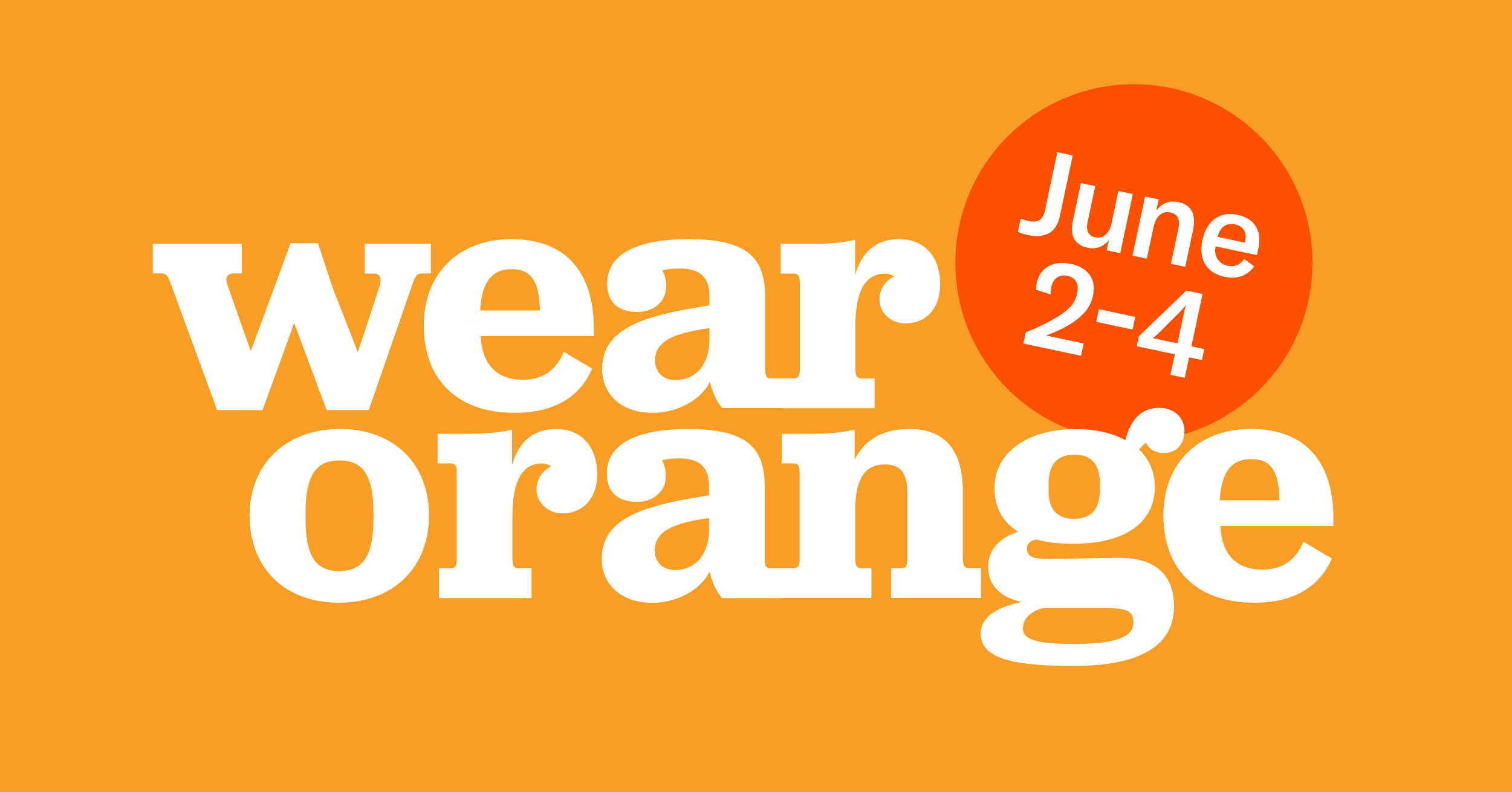 Formas de participar Wear Orange