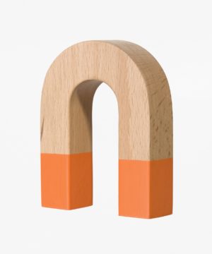 Horseshoe Magnet - Orange